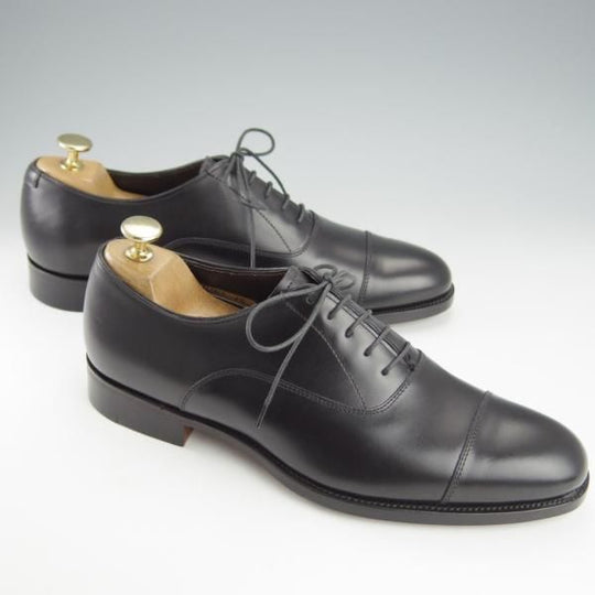 未使用★(英)アルフレッド・サージェント UK6.5【★ALFRED/ストレートチップ】カーフ/黒/メンズ/Alfred Sargent★i220