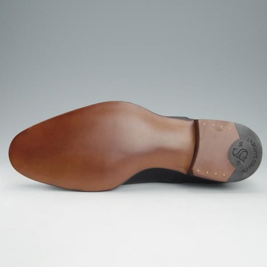 未使用★(英)アルフレッド・サージェント UK6.5【★ALFRED/ストレートチップ】カーフ/黒/メンズ/Alfred Sargent★i220