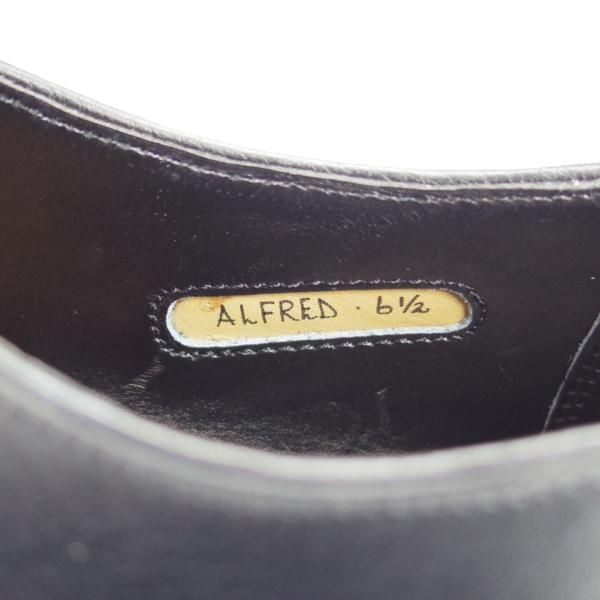 未使用★(英)アルフレッド・サージェント UK6.5【★ALFRED/ストレートチップ】カーフ/黒/メンズ/Alfred Sargent★i220