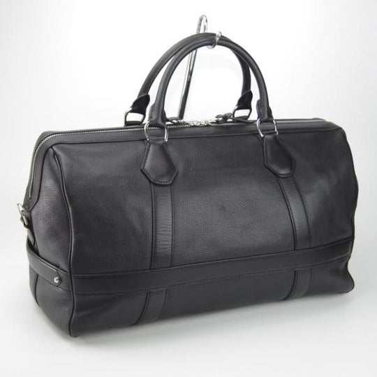 美品★ダンヒル/dunhill【スペイン製★レザー/ボストンバッグ/黒】メンズ/ビジネス/バッグ/革/鞄★N5813