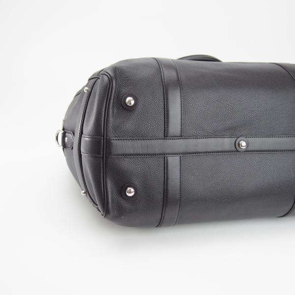 美品★ダンヒル/dunhill【スペイン製★レザー/ボストンバッグ/黒】メンズ/ビジネス/バッグ/革/鞄★N5813