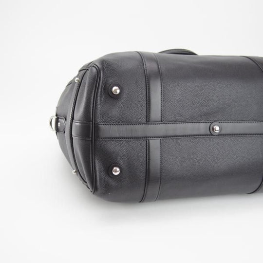 美品★ダンヒル/dunhill【スペイン製★レザー/ボストンバッグ/黒】メンズ/ビジネス/バッグ/革/鞄★N5813
