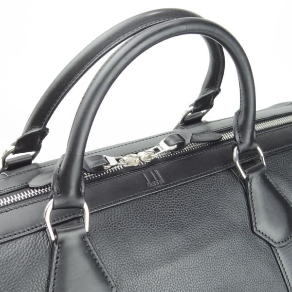 美品★ダンヒル/dunhill【スペイン製★レザー/ボストンバッグ/黒】メンズ/ビジネス/バッグ/革/鞄★N5813
