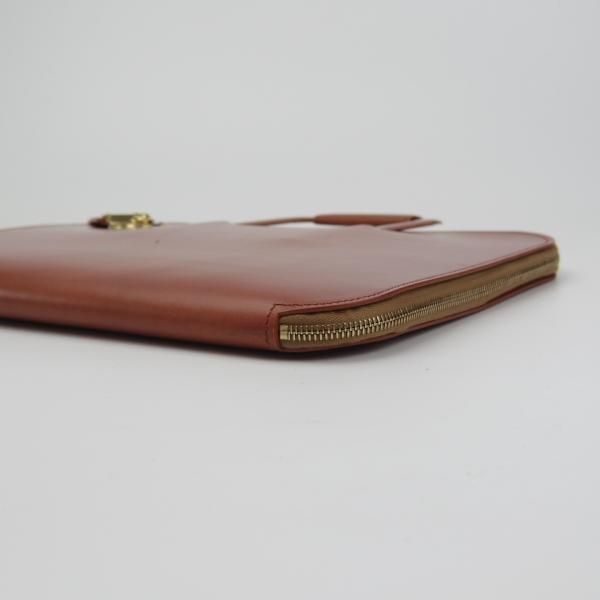 美品★(英)SIMPSON LONDON/シンプソン【定価￥126,500-★ブライドルレザー/ブリーフケース】バッグ/メンズ/ビジネス/茶/革/鞄★N5816