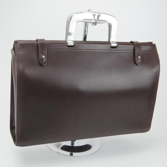 極上★(英)ビルアンバーグ/Bill Amberg【時価30万円程度★ロケットバッグ/Rocket Bag】ブリーフケース/メンズ/ビジネス/バッグ/濃茶★N5818