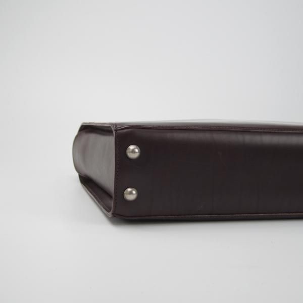 極上★(英)ビルアンバーグ/Bill Amberg【時価30万円程度★ロケットバッグ/Rocket Bag】ブリーフケース/メンズ/ビジネス/バッグ/濃茶★N5818