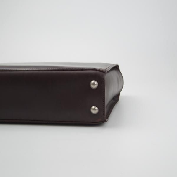 極上★(英)ビルアンバーグ/Bill Amberg【時価30万円程度★ロケットバッグ/Rocket Bag】ブリーフケース/メンズ/ビジネス/バッグ/濃茶★N5818