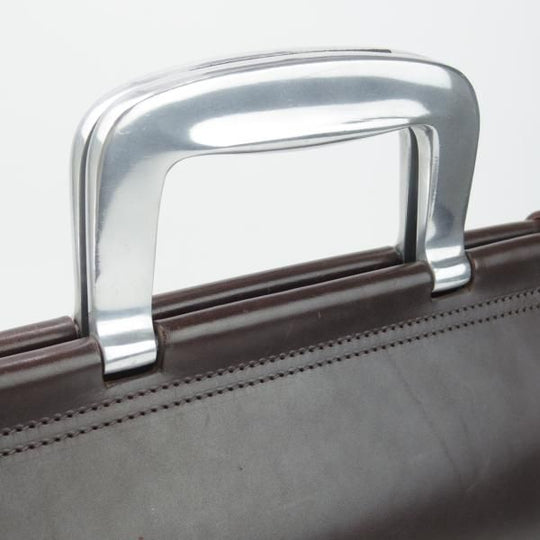 極上★(英)ビルアンバーグ/Bill Amberg【時価30万円程度★ロケットバッグ/Rocket Bag】ブリーフケース/メンズ/ビジネス/バッグ/濃茶★N5818