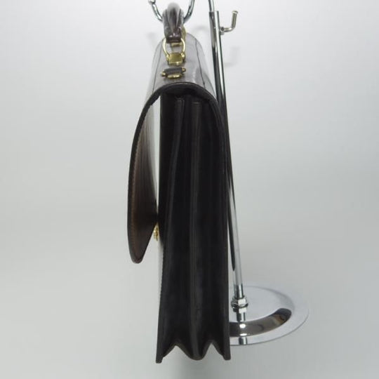 極上★(英)W&H GIDDEN【貴重★シュナイダーブーツ買収前の製品/ブライドルレザー】ブリーフケース/ビジネス/バッグ/黒/鞄/WHギデン★N5819