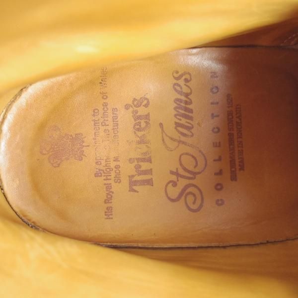 ★トリッカーズ SIZE 6.5【現行定価8.5万円程度★ジョージブーツ/4764】チャッカブーツ/カーフ/黒/メンズ/Tricker's★i226