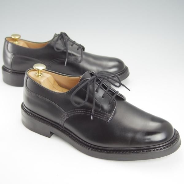 極美品★トリッカーズ SIZE 8【定価￥84,700-★ダイナイトソール仕様/Woodstock/5636】カントリーシューズ/短靴/黒/Tricker's★i227