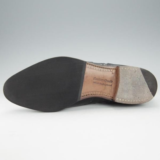 ★チャーチ 80F/UK8【旧チャーチ★ブックバインダーカーフ/3都市ロゴ/HICKSTEAD】84ラスト/フルブローグ/黒/メンズ/Church's★i228