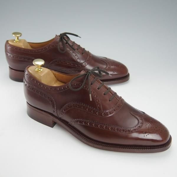 極美品★チャーチ 80F/UK8【現行定価￥144,100-★旧チャーチ/73ラスト/CHETWYND】チェットウィンド/3都市ロゴ/BRACKEN/Church's★i229