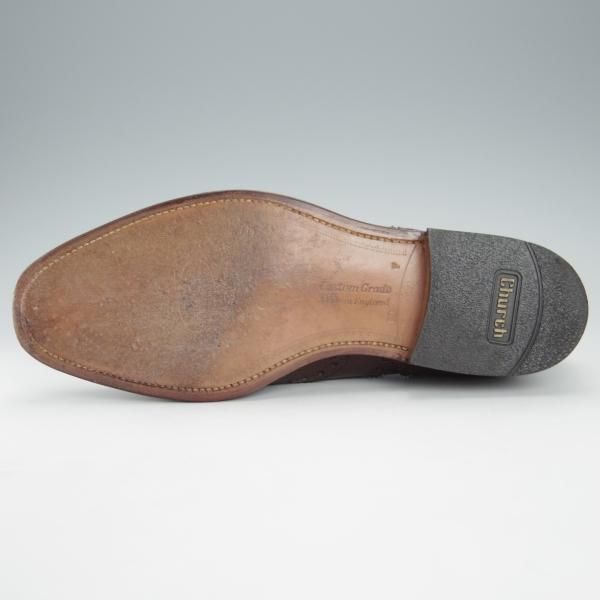 極美品★チャーチ 80F/UK8【現行定価￥144,100-★旧チャーチ/73ラスト/CHETWYND】チェットウィンド/3都市ロゴ/BRACKEN/Church's★i229