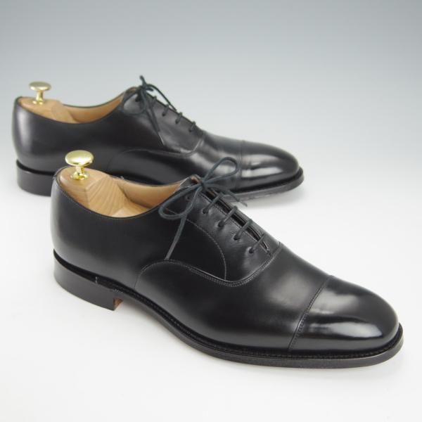 極美品★チャーチ 80F/UK8【定価￥144,100-★コンサル/CONSUL】173ラスト/ストレートチップ/カーフ/黒/メンズ/Church's★i230