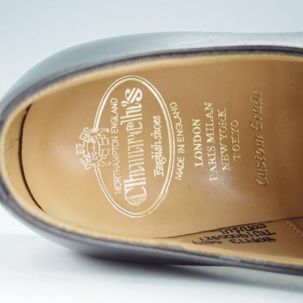 極美品★チャーチ 80F/UK8【定価￥144,100-★コンサル/CONSUL】173ラスト/ストレートチップ/カーフ/黒/メンズ/Church's★i230