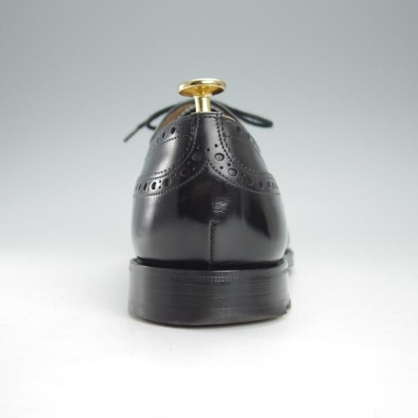 極美品★チャーチ 80F/UK8【定価￥155,100-★ディプロマット/DIPLOMAT】173ラスト/セミブローグ/カーフ/黒/メンズ/Church's★i233