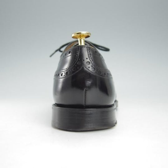 極美品★チャーチ 80F/UK8【定価￥155,100-★ディプロマット/DIPLOMAT】173ラスト/セミブローグ/カーフ/黒/メンズ/Church's★i233