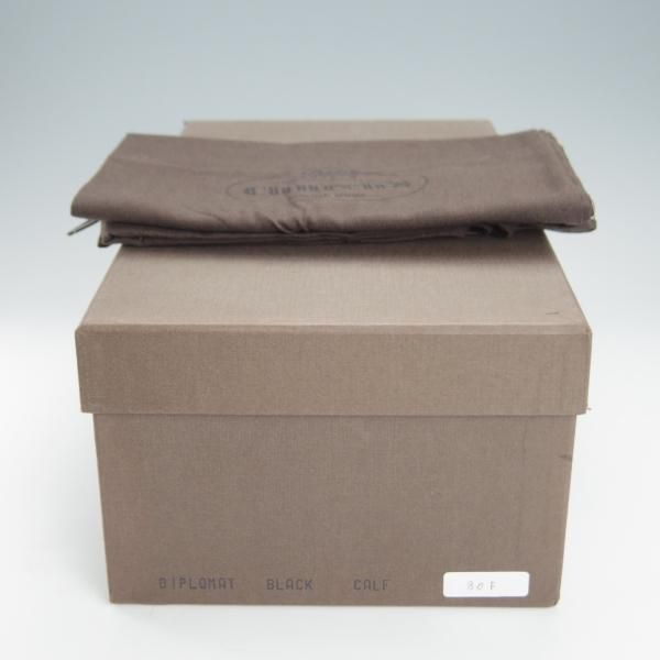 極美品★チャーチ 80F/UK8【定価￥155,100-★ディプロマット/DIPLOMAT】173ラスト/セミブローグ/カーフ/黒/メンズ/Church's★i233