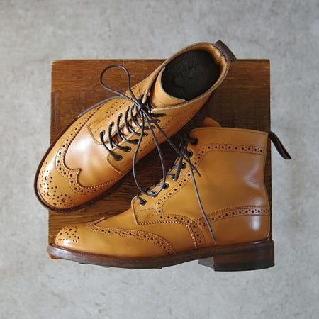 極上★トリッカーズ(レディース) SIZE 4.5【定価￥96,800-★エイコンアンティーク/カントリーブーツ】L5411/薄茶/Tricker's★i236