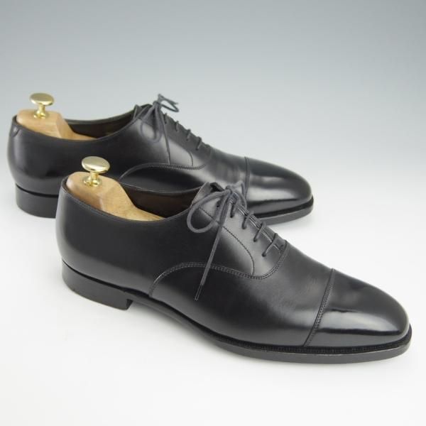 美品★クロケット&ジョーンズ 7.5E【定価￥101,200-★オードリー/AUDLEY】ハンドグレードライン/337ラスト/カーフ/黒/Crockett&Jones★i237