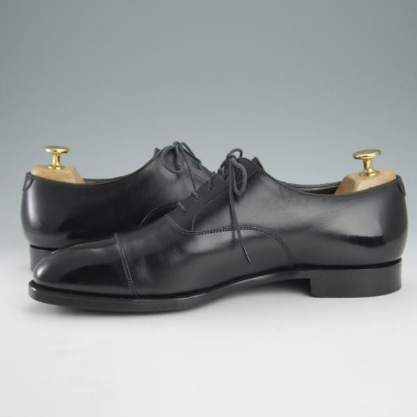 美品★クロケット&ジョーンズ 7.5E【定価￥101,200-★オードリー/AUDLEY】ハンドグレードライン/337ラスト/カーフ/黒/Crockett&Jones★i237