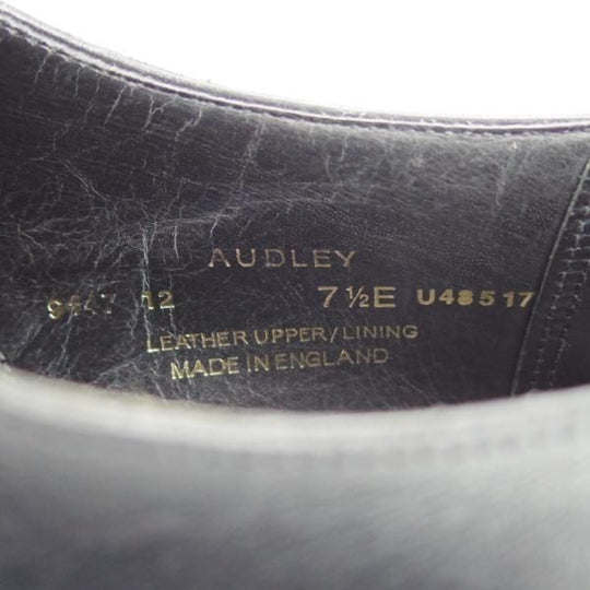 美品★クロケット&ジョーンズ 7.5E【定価￥101,200-★オードリー/AUDLEY】ハンドグレードライン/337ラスト/カーフ/黒/Crockett&Jones★i237