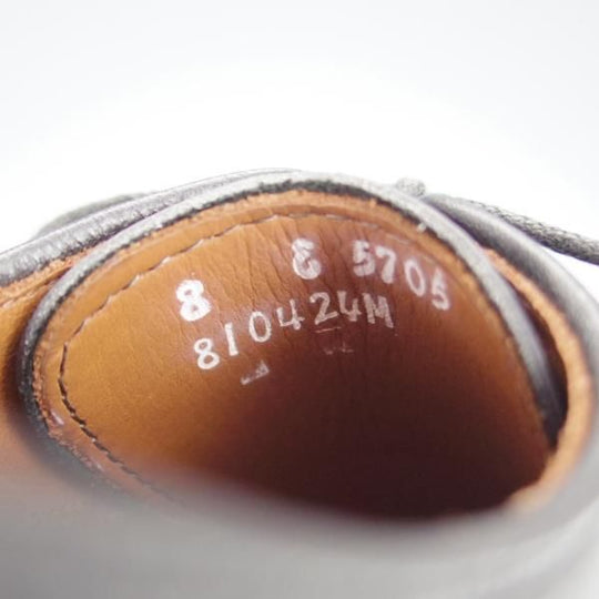 美品★(米)アレンエドモンズ 8E【現行定価7.5万円程度★パンチドキャップトゥ/Fifth Avenue】カーフ/黒/メンズ/ALLEN EDMONDS★i239