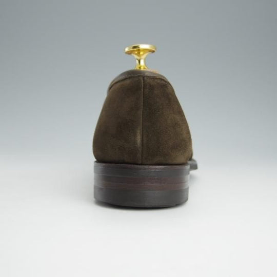 ほぼ未使用★クロケット&ジョーンズ 6E【ダイナイトソール★SYDNEY/シドニー】341ラスト/コインローファー/スエード/Crockett&Jones★i240