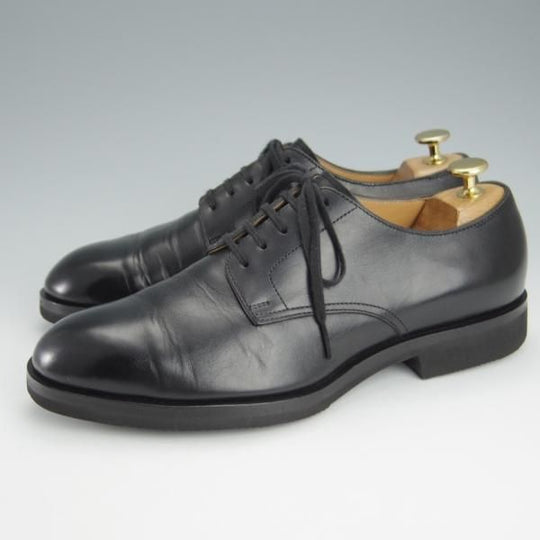 極美品★(神奈川)ディライトフル・ツール SIZE 25【定価￥63,800-★プレーントゥ/黒】カーフ/メンズ/delightful tool★i241