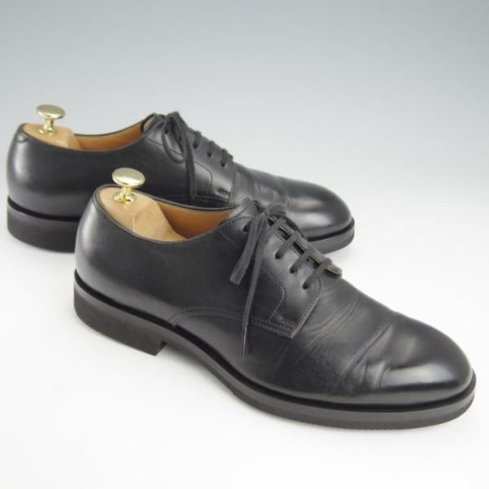 極美品★(神奈川)ディライトフル・ツール SIZE 25【定価￥63,800-★プレーントゥ/黒】カーフ/メンズ/delightful tool★i241