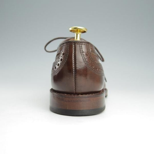 極美品★(米)アレンエドモンズ 6C【定価￥75,900-★Strand/ストランド】セミブローグ/カーフ/CIGAR/茶/メンズ/ALLEN EDMONDS★i242