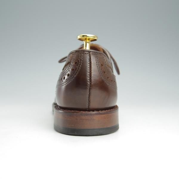 極美品★(米)アレンエドモンズ 6C【定価￥75,900-★Strand/ストランド】セミブローグ/カーフ/CIGAR/茶/メンズ/ALLEN EDMONDS★i242