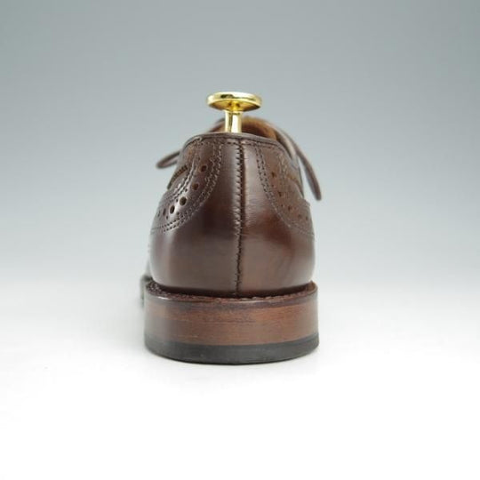 極美品★(米)アレンエドモンズ 6C【定価￥75,900-★Strand/ストランド】セミブローグ/カーフ/CIGAR/茶/メンズ/ALLEN EDMONDS★i242