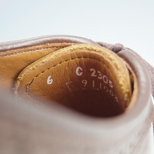 極美品★(米)アレンエドモンズ 6C【定価￥75,900-★Strand/ストランド】セミブローグ/カーフ/CIGAR/茶/メンズ/ALLEN EDMONDS★i242