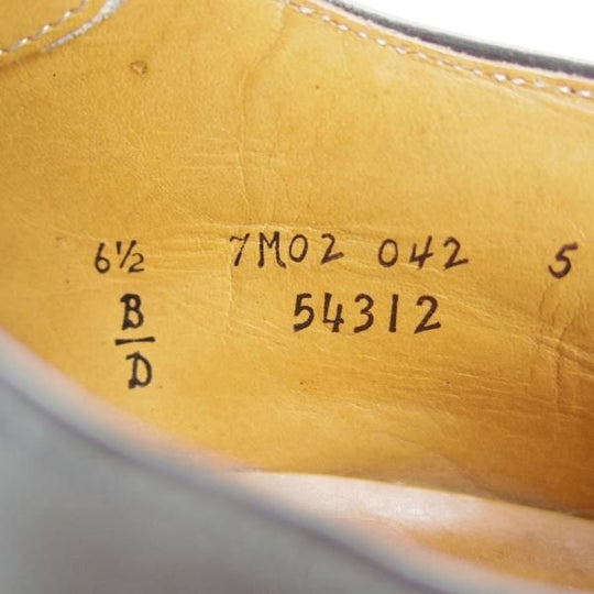 極上★オールデン 6.5D【同系モデル定価￥114,400-★モディファイドラスト/54312/Vチップ】BEAMS別注/カーフ/黒/メンズ/Alden★i243