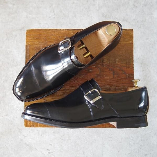 極美品★チャーチ 80F/UK8【現行定価￥165,000-★旧チャーチ/ブックバインダーカーフ】73ラスト/3都市ロゴ/Westbury/黒/Church's★i244