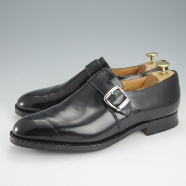 極美品★チャーチ 80F/UK8【現行定価￥165,000-★旧チャーチ/ブックバインダーカーフ】73ラスト/3都市ロゴ/Westbury/黒/Church's★i244