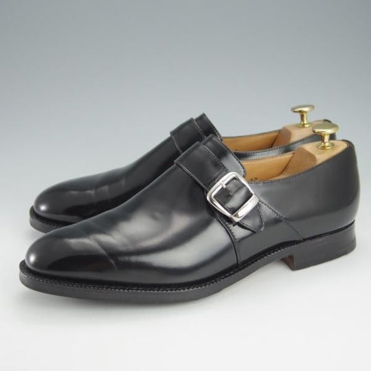 極美品★チャーチ 80F/UK8【現行定価￥165,000-★旧チャーチ/ブックバインダーカーフ】73ラスト/3都市ロゴ/Westbury/黒/Church's★i244