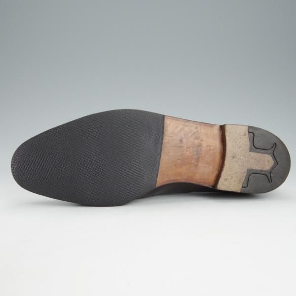 極上★ジョンロブ 8.5E【★ミスティカーフ/SAUNTON/7000ラスト】セミブローグ/カーフ/濃茶/メンズ/JOHN LOBB★i246