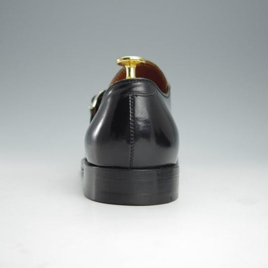 美品★オールデン 8D【同系モデル定価￥170,500-★コードバン仕様/アバディーンラスト】1655/モンクストラップ/黒/メンズ/Alden★i247