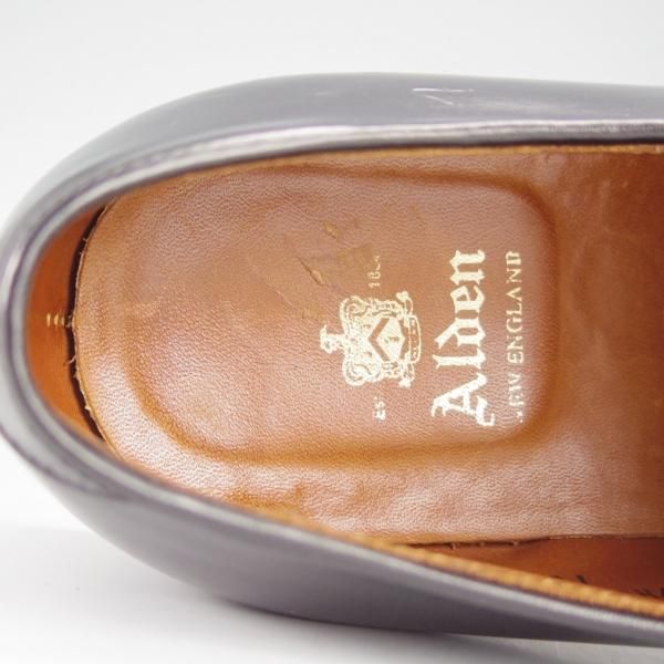 美品★オールデン 8D【同系モデル定価￥170,500-★コードバン仕様/アバディーンラスト】1655/モンクストラップ/黒/メンズ/Alden★i247