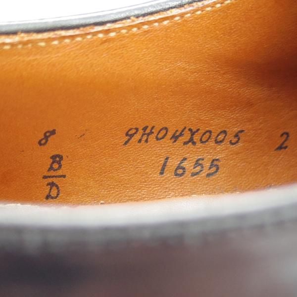 美品★オールデン 8D【同系モデル定価￥170,500-★コードバン仕様/アバディーンラスト】1655/モンクストラップ/黒/メンズ/Alden★i247