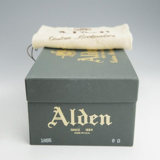 美品★オールデン 8D【同系モデル定価￥170,500-★コードバン仕様/アバディーンラスト】1655/モンクストラップ/黒/メンズ/Alden★i247