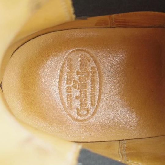 美品★クロケット&ジョーンズ 8.5D【ハンドグレードライン★COWDRAY/337ラスト】サイドゴアブーツ/カーフ/黒/Crockett&Jones★i248