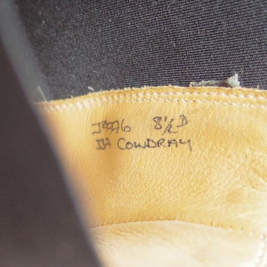 美品★クロケット&ジョーンズ 8.5D【ハンドグレードライン★COWDRAY/337ラスト】サイドゴアブーツ/カーフ/黒/Crockett&Jones★i248