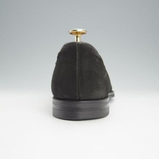 極美品★クロケット&ジョーンズ 7E【定価￥75,900-★CAVENDISH 3/キャベンディッシュ 3】タッセルローファー/黒/Crockett&Jones★i249