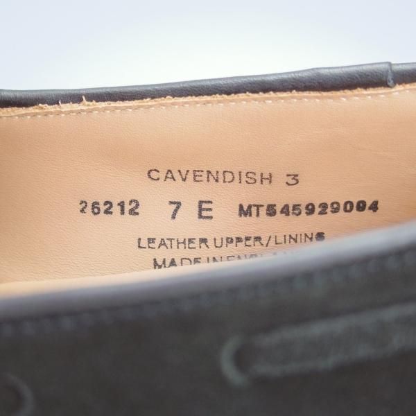 極美品★クロケット&ジョーンズ 7E【定価￥75,900-★CAVENDISH 3/キャベンディッシュ 3】タッセルローファー/黒/Crockett&Jones★i249