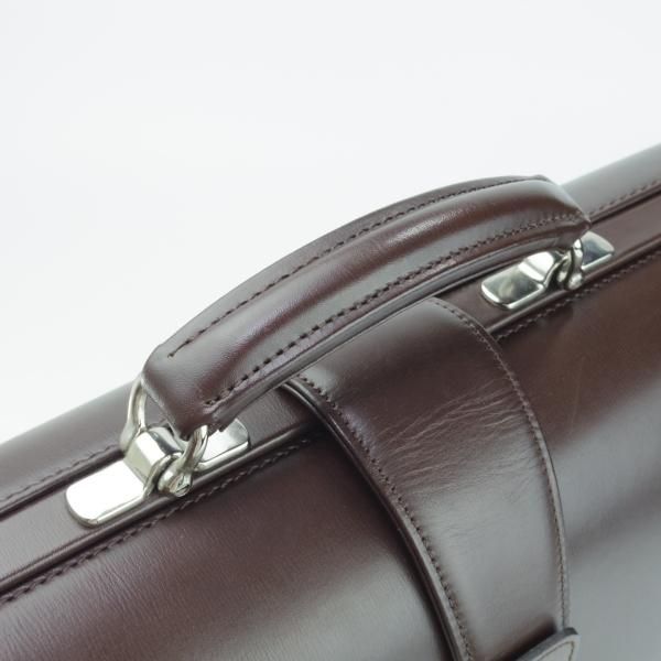 極上★ポーター/PORTER【定価￥70,4000-★レザー/ダレスバッグ】メンズ/ビジネス/バッグ/ブリーフケース/濃茶/革/鞄★N5820