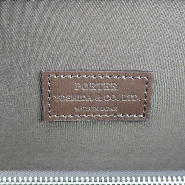 極上★ポーター/PORTER【定価￥70,4000-★レザー/ダレスバッグ】メンズ/ビジネス/バッグ/ブリーフケース/濃茶/革/鞄★N5820